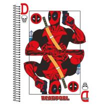 Caderno Universitário 10x1 160 Fls C.D. São D. - Deadpool 1 - São Domingos