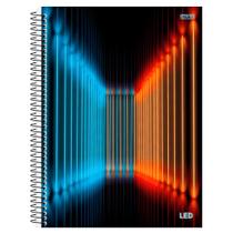 Caderno Universitário 10x1 160 fls C.D. São D. - Led 3