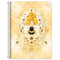 Caderno Universitário 10x1 160 Fls C.D. Tilibra - Honey Bee 2