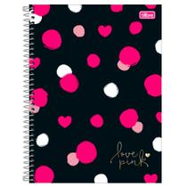 Caderno Universitário 10x1 160 fls C.D. Tilibra - Love Pink 2