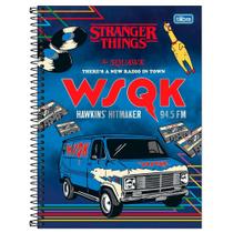 Caderno Universitário 10x1 160 Fls C.D. Tilibra - Stranger Things 18 Caderno Universitário 10x1 160 Fls C.D. Tilibra - Stranger Things 18
