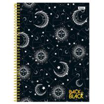 Caderno Universitário 10x1 200 fls C.D. Foroni - Back to Black 8