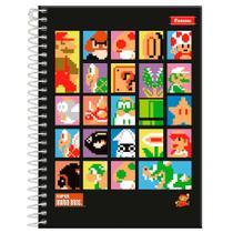 Caderno Universitário 10x1 200 Fls C.D. Foroni - Super Mario 11