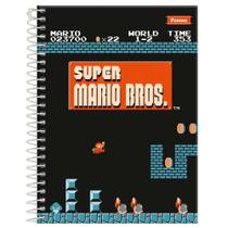 Caderno Universitário 10x1 200 Fls C.D. Foroni - Super Mario 13