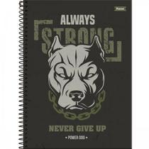 Caderno universitário 12 matérias 192 fls Power Dog Foroni