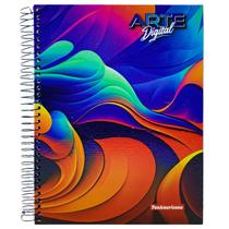 Caderno universitário 12 matérias 240 folhas Arte Digital Panamericana Caderno universitário 12 matérias 240 folhas Arte Digital Panamericana