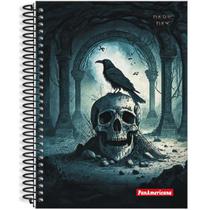 Caderno universitário 12 matérias 240 folhas Dark Day PanAmericana