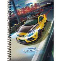 Caderno Universitario 12 Materias Cross Racing Capa Dura