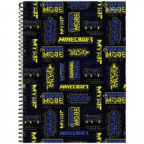 Caderno Universitário 15 Matérias Minecraft 240 Folhas - FORONI Caderno Universitário 15 Matérias Minecraft 240 Folhas - FORONI