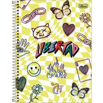 Caderno Universitário 16 matérias 256 folhas Capricho Tilibra