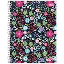 Caderno universitário 16 matérias 320 folhas espiral D+ feminino Tilibra