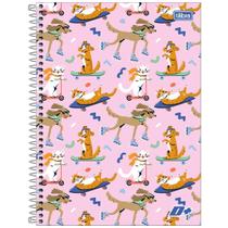 Caderno universitário 16 matérias 320 folhas espiral D+ feminino Tilibra Caderno universitário 16 matérias 320 folhas espiral D+ feminino Tilibra