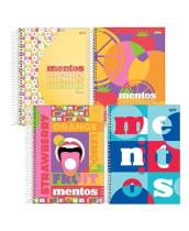 Caderno Universitário 160 Folhas 10 Matéria Sortido Mentos - Jandaia