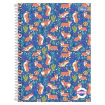 Caderno universitário 1m 80 folhas pepper fem cd - tilibra