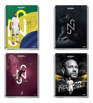 Caderno Universitario 1M 80Fls Neymar