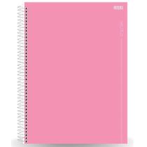 Caderno universitario 1m cd 80f colors rosa sao domingos 10200