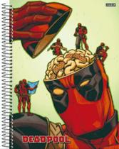 Caderno universitario 1m cd b/a 80f deadpool sao domingos 10288