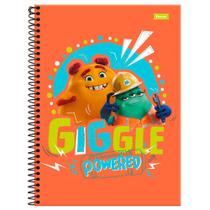 Caderno Universitário 1x1 80 Fls C.D. Foroni - Monstros no Trabalho 1