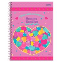 Caderno Universitário 1x1 80 Fls C.D. Foroni - Sugar Rush 3