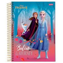 Caderno Universitário 1x1 80 fls C.D. Jandaia - Frozen II 1