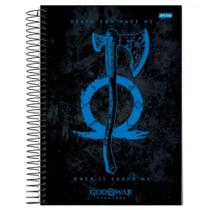 Caderno Universitário 1x1 80 Fls C.D. Jandaia - God of War 10