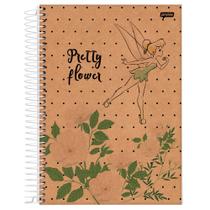 Caderno Universitário 1x1 80 Fls C.D. Jandaia - Tinker Bell Kraft 4