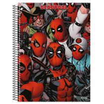 Caderno Universitário 1x1 80 Fls C.D. São D. - Deadpool 3