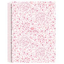 Caderno Universitário 1x1 80 Fls C.D. São D. - Rosa Rose 6