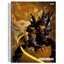 Caderno Universitário 1x1 80 Fls C.D. São D. - Transformers 3