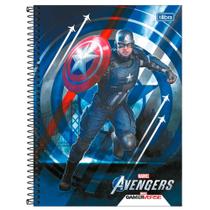 Caderno Universitário 1x1 80 Fls C.D. Tilibra - Avengers Game 7