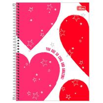 Caderno Universitário 1x1 80 Fls C.D. Tilibra - Pink Love 6