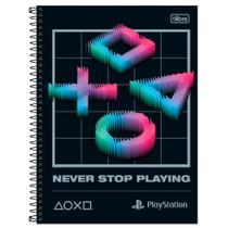 Caderno Universitário 1x1 80 Fls C.D. Tilibra - Playstation 20