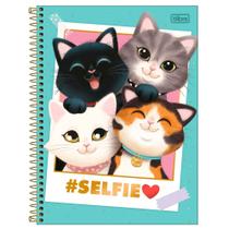 Caderno Universitário 1x1 80 Fls C.D. Tilibra - Purrfect Cats 8