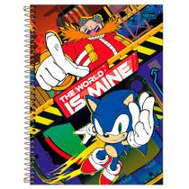 Caderno Universitário 1x1 80 Fls C.D. Tilibra - Sonic 4 Caderno Universitário 1x1 80 Fls C.D. Tilibra - Sonic 4