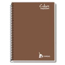 Caderno Universitário 1x1 96 fls C.D. Tamoio - Colors Marrom