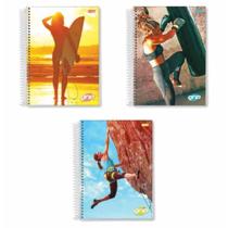Caderno universitario 1x1 96fl capa dura grip 66578 / 4un / jandaia Caderno universitario 1x1 96fl capa dura grip 66578 / 4un / jandaia