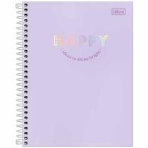 Caderno universitário 20 matérias 320 fls Happy Tilibra