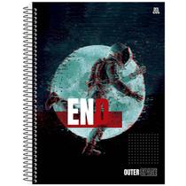 Caderno universitário 20 matérias 320 folhas Outer Space Animativa Caderno universitário 20 matérias 320 folhas Outer Space Animativa