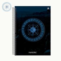 Caderno Universitário 20 matérias Nordic capa dura 320 fls