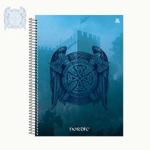 Caderno Universitário 20 matérias Nordic capa dura 320 fls
