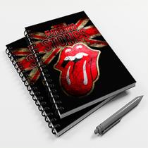 Caderno Universitário 200 fls 10 Mat Rock Rolling Stones