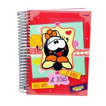 Caderno universitario 20x1 400 folhas capa dura smilinguido / 2un / credeal