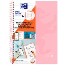 Caderno Universitário 5x1 120 Fls C.D. Rosa Pastel - Oxford
