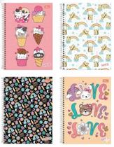 Caderno Universitário 80 Folhas Capa Dura Espiral Spice Feminino Tilibra Caderno Universitário 80 Folhas Capa Dura Espiral Spice Feminino Tilibra