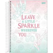 Caderno Universitario 80fls Tinker Bell Fadas Disney CD Espiral Jandaia Caderno Universitario 80fls Tinker Bell Fadas Disney CD Espiral Jandaia