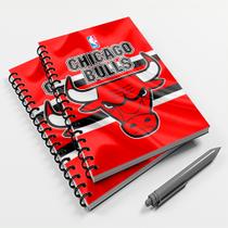 Caderno Universitário 96 Fls Basquete Chicago Bulls - Premium