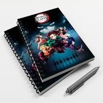 Caderno Universitário 96 Fls Demon Slayer 01
