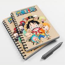 Caderno Universitário 96 Fls One Piece 02 - Premium