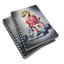 Caderno Universitário 96 fls Pers. Tema Formula 1 F1 Mod03