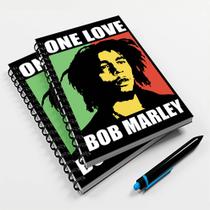 Caderno Universitário 96 Fls Rock Bob Marley - Premium